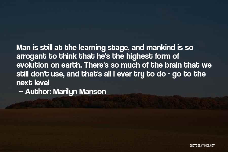 The Brain And Learning Quotes By Marilyn Manson