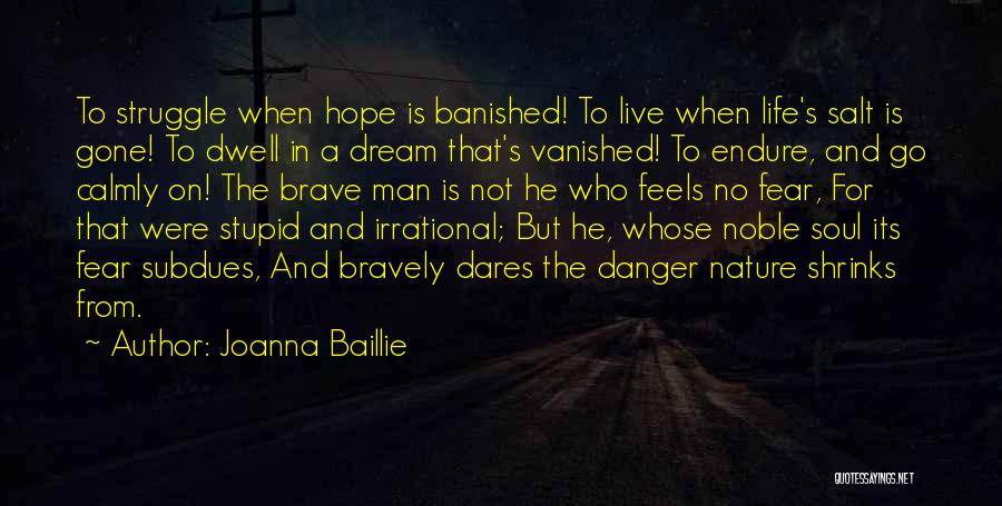 The Brave Soul Quotes By Joanna Baillie