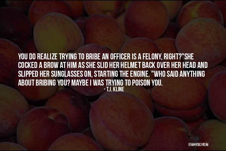 The Bribe Quotes By T.J. Kline The Bribe Quotes By T.J. Kline