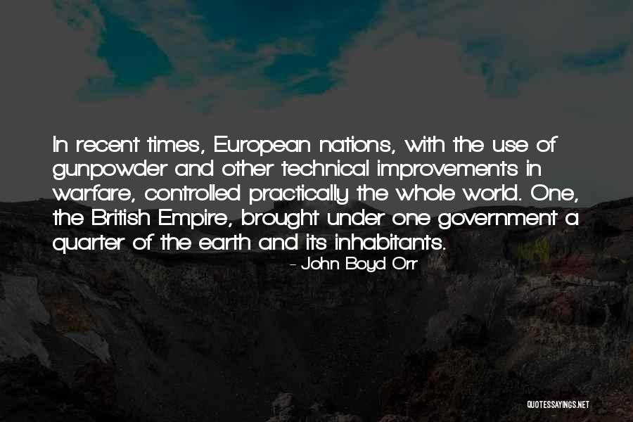 The British Empire Quotes By John Boyd Orr