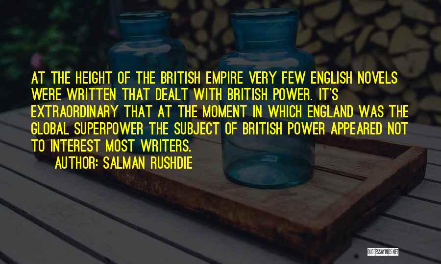 The British Empire Quotes By Salman Rushdie