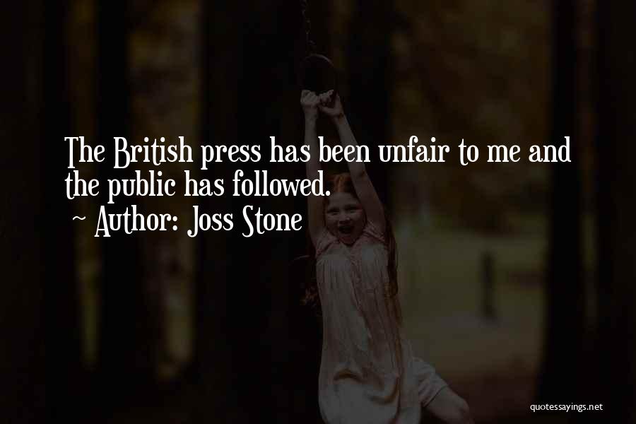 The British Press Quotes By Joss Stone