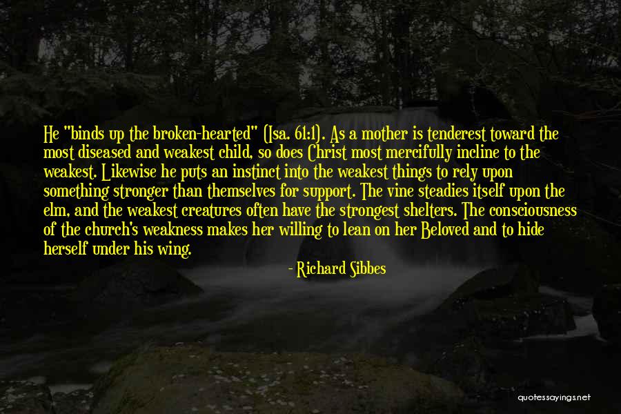 The Broken Hearted Quotes By Richard Sibbes