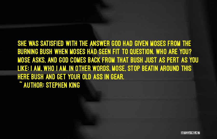 The Burning Bush Quotes By Stephen King