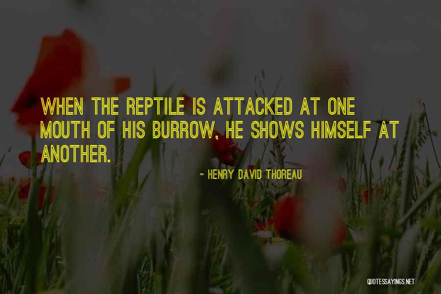 The Burrow Quotes By Henry David Thoreau The Burrow Quotes By Henry David Thoreau