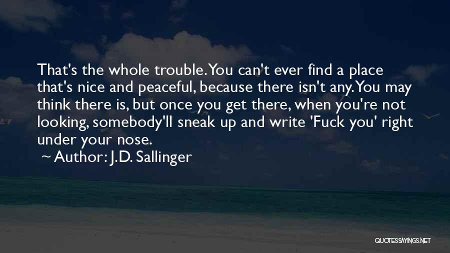 The Catcher The Rye Quotes By J.D. Sallinger