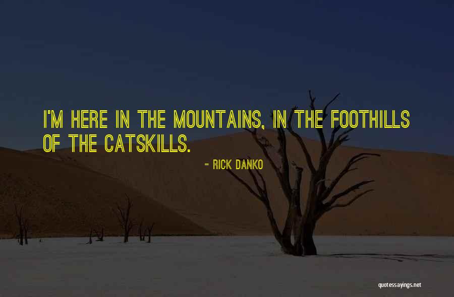 The Catskills Quotes By Rick Danko The Catskills Quotes By Rick Danko