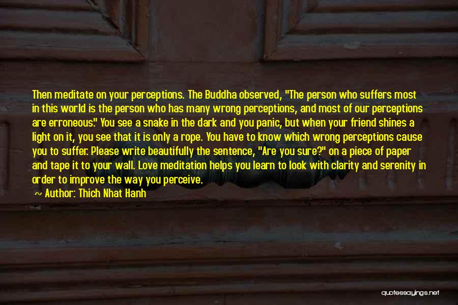 The Cause Quotes By Thich Nhat Hanh