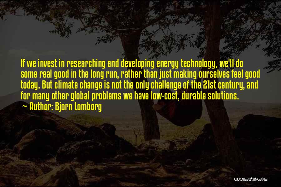 The Change Of Technology Quotes By Bjorn Lomborg