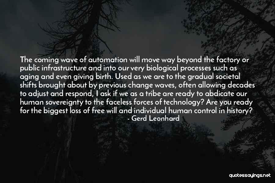 The Change Of Technology Quotes By Gerd Leonhard