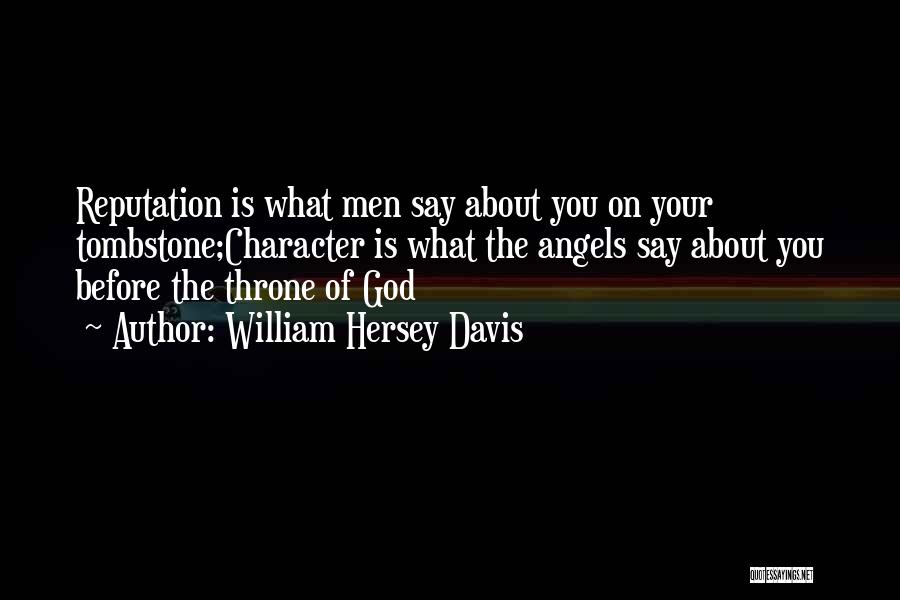 The Character Of God Quotes By William Hersey Davis