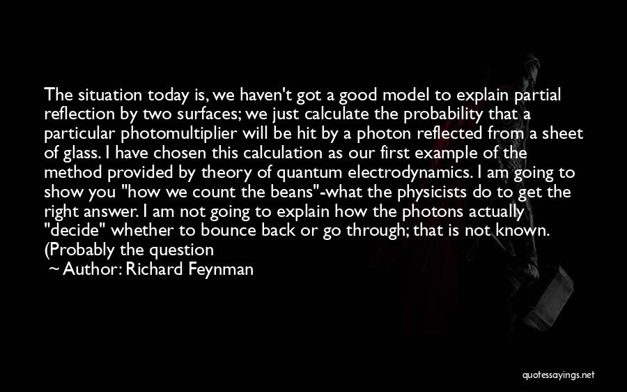 The Chosen Good Quotes By Richard Feynman