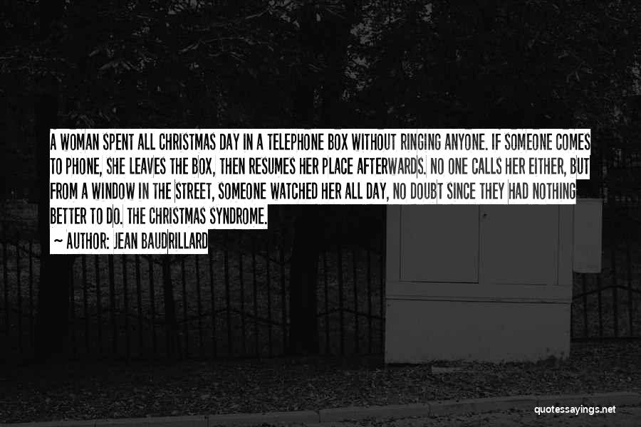 The Christmas Box Quotes By Jean Baudrillard