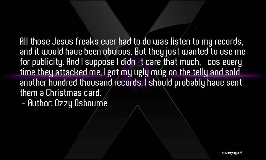 The Christmas Card Quotes By Ozzy Osbourne