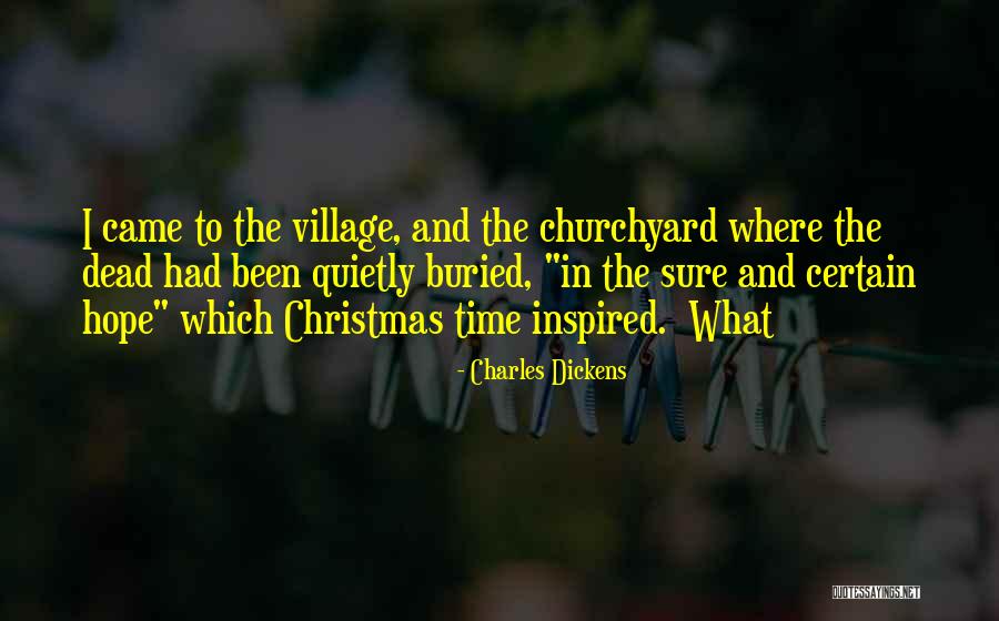 The Christmas Hope Quotes By Charles Dickens