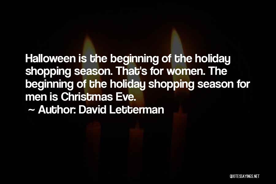 The Christmas Season Quotes By David Letterman