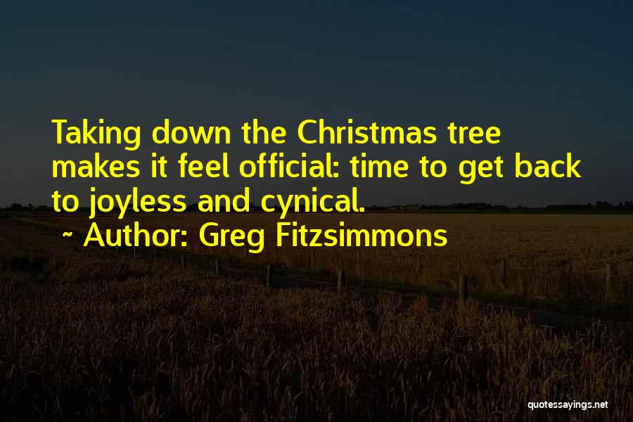 The Christmas Tree Quotes By Greg Fitzsimmons