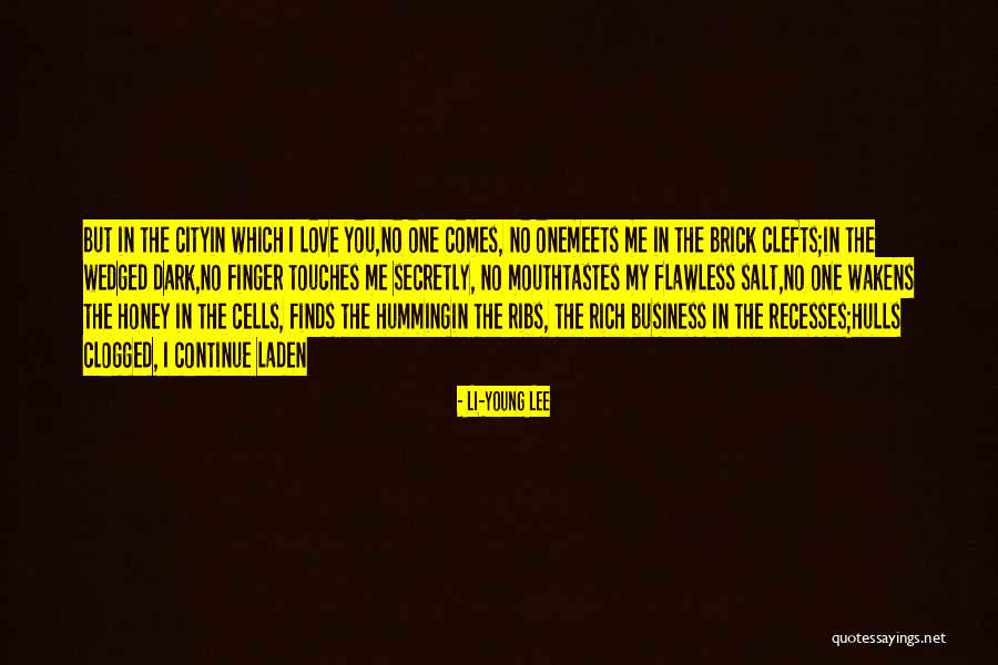 The City You Love Quotes By Li-Young Lee The City You Love Quotes By Li-Young Lee