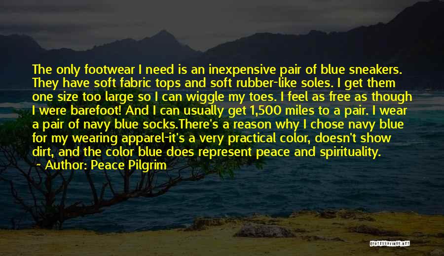 The Color Navy Quotes By Peace Pilgrim