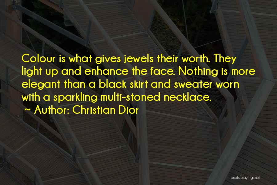 The Colour Black Quotes By Christian Dior