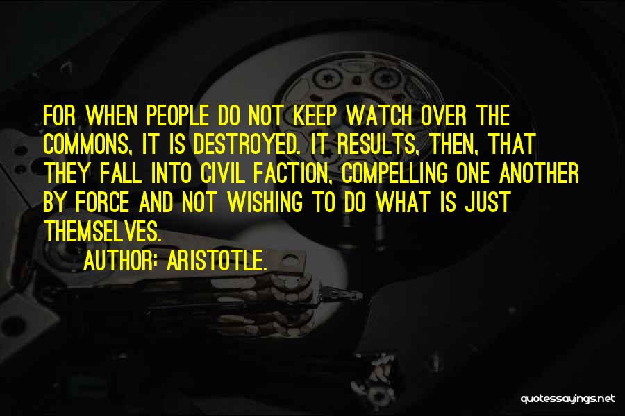 The Commons Quotes By Aristotle.