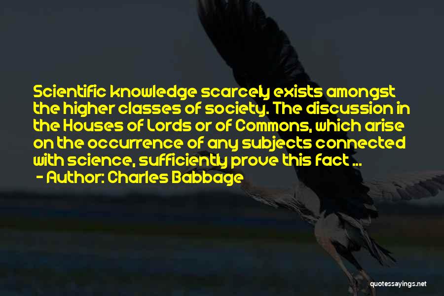 The Commons Quotes By Charles Babbage