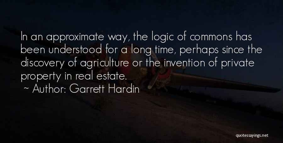 The Commons Quotes By Garrett Hardin