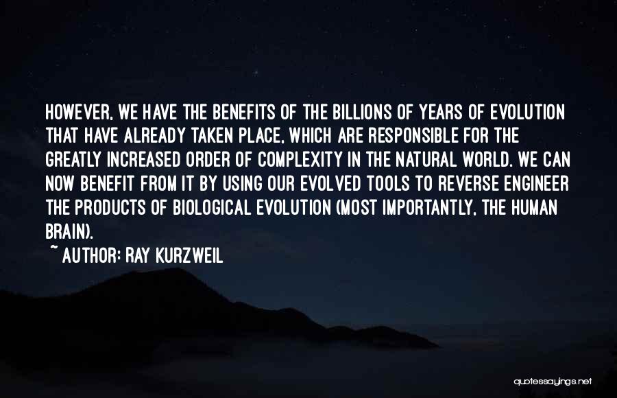 The Complexity Of The Human Brain Quotes By Ray Kurzweil