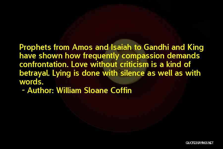 The Congo In Poisonwood Bible Quotes By William Sloane Coffin