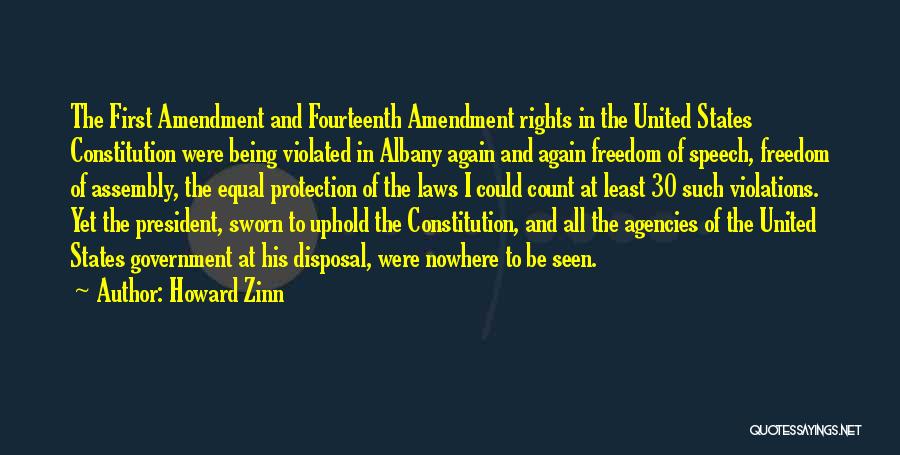 The Constitution Of The United States Quotes By Howard Zinn