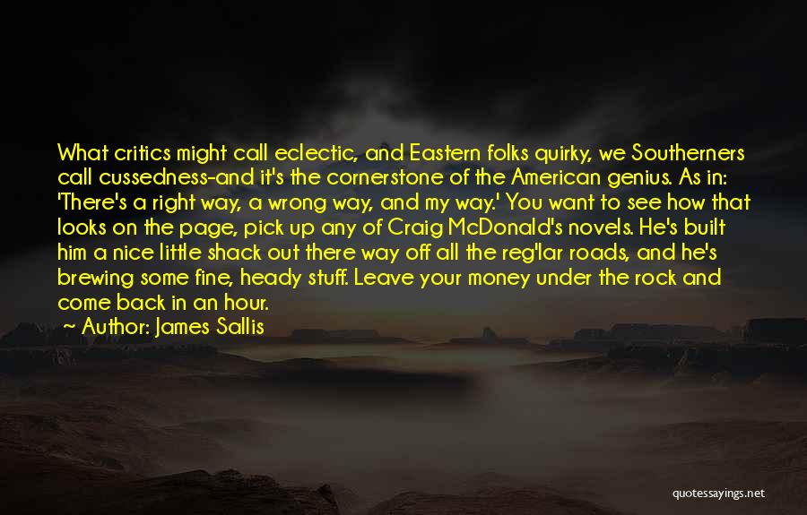 The Cornerstone Quotes By James Sallis