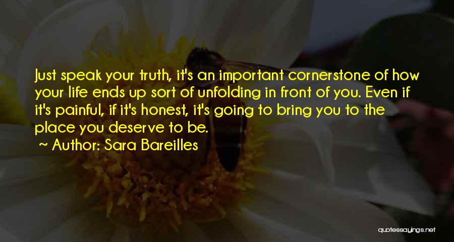 The Cornerstone Quotes By Sara Bareilles