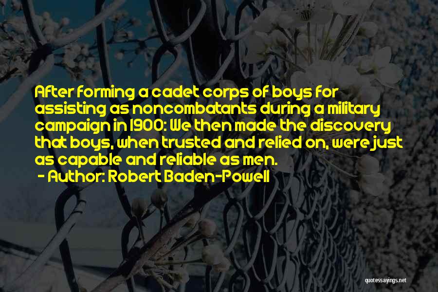 The Corps Of Discovery Quotes By Robert Baden-Powell