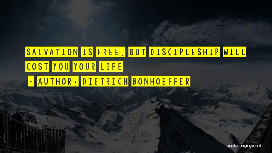 The Cost Of Discipleship Quotes By Dietrich Bonhoeffer