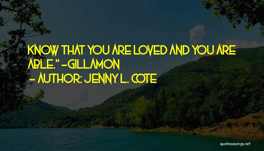 The Cote D'azur Quotes By Jenny L. Cote