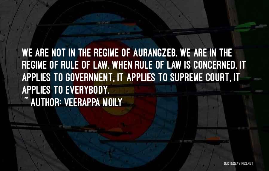 The Court Of Law Quotes By Veerappa Moily