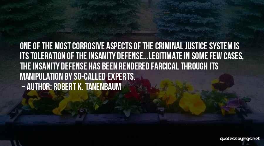 The Criminal Justice System Quotes By Robert K. Tanenbaum