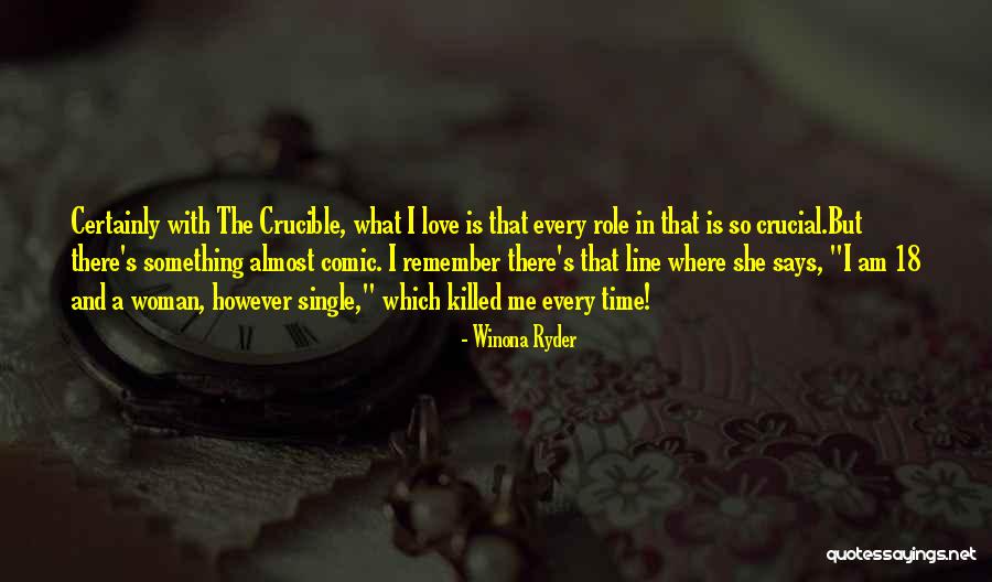 The Crucible Quotes By Winona Ryder