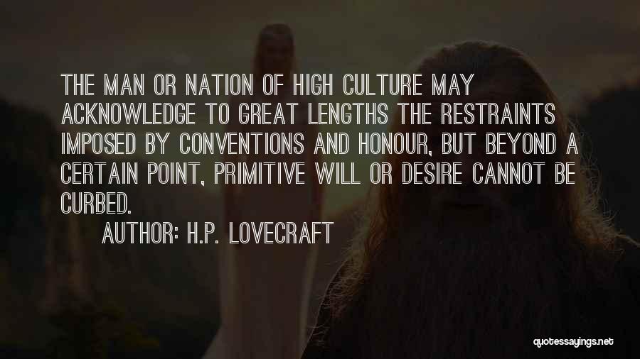 The Culture High Quotes By H.P. Lovecraft