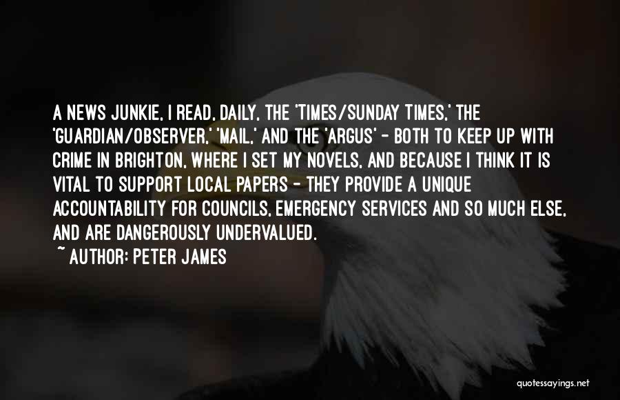 The Daily Mail Quotes By Peter James