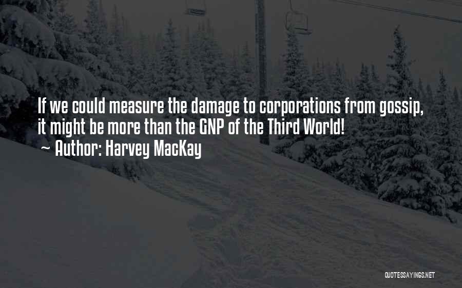 The Damage Of Gossip Quotes By Harvey MacKay