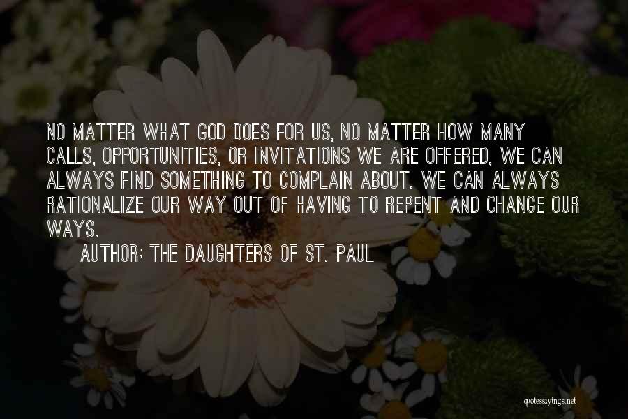 The Daughters Of St. Paul Quotes 130703