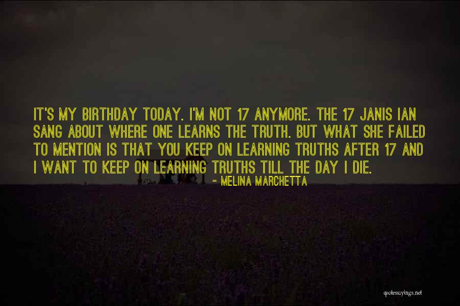 The Day After Birthday Quotes By Melina Marchetta The Day After Birthday Quotes By Melina Marchetta