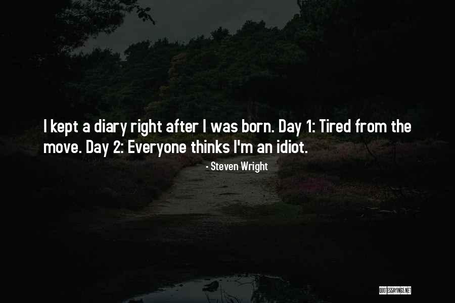 The Day After Birthday Quotes By Steven Wright The Day After Birthday Quotes By Steven Wright