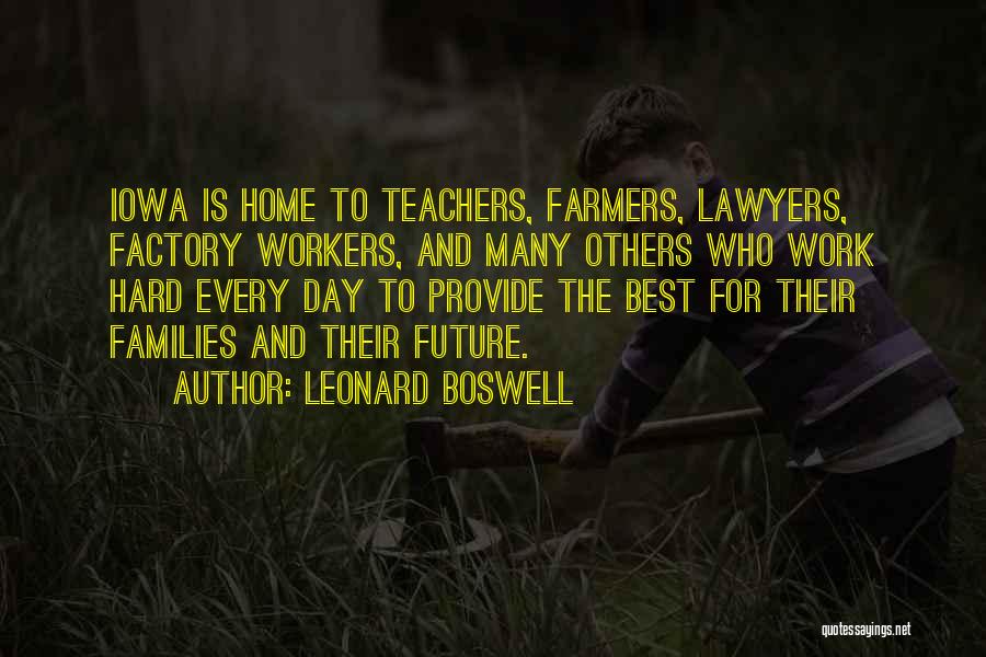 The Day For Teachers Quotes By Leonard Boswell