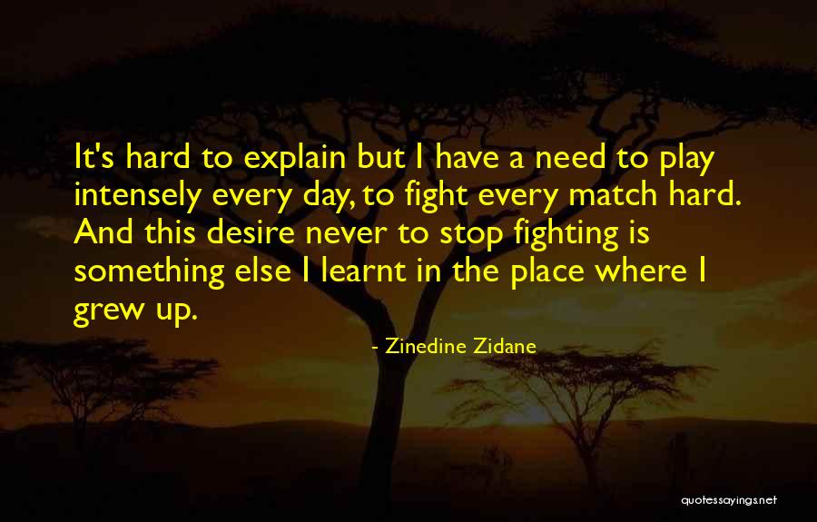 The Day I Stop Quotes By Zinedine Zidane The Day I Stop Quotes By Zinedine Zidane