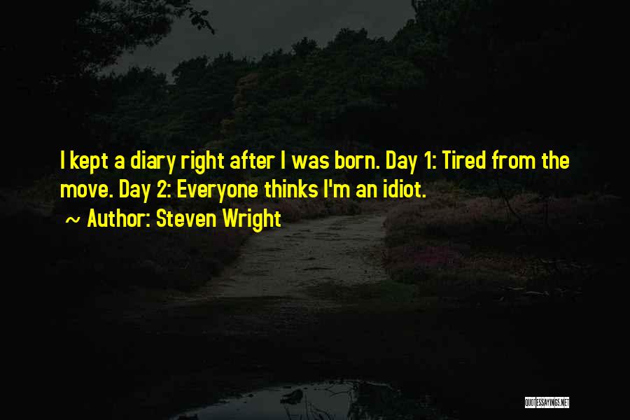 The Day You Were Born Birthday Quotes By Steven Wright