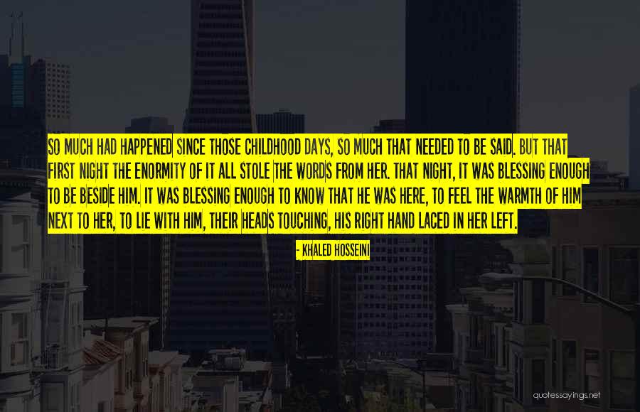 The Days Of Childhood Quotes By Khaled Hosseini The Days Of Childhood Quotes By Khaled Hosseini