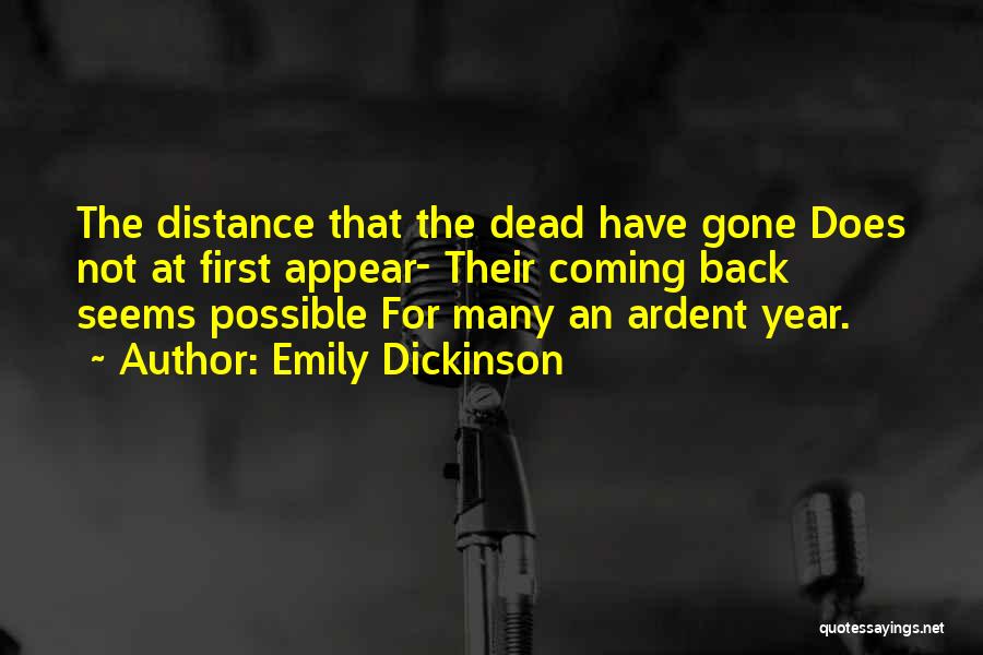 The Dead Quotes By Emily Dickinson