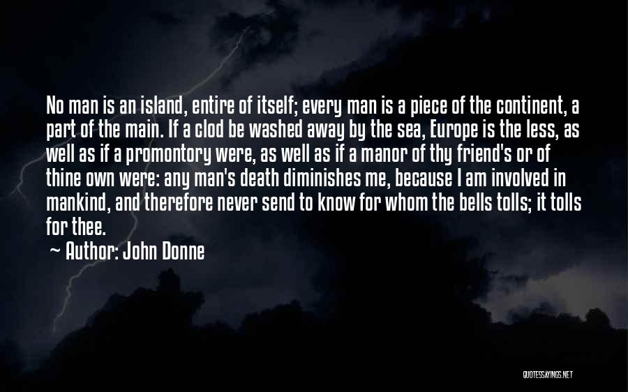 The Death Of A Friend Quotes By John Donne